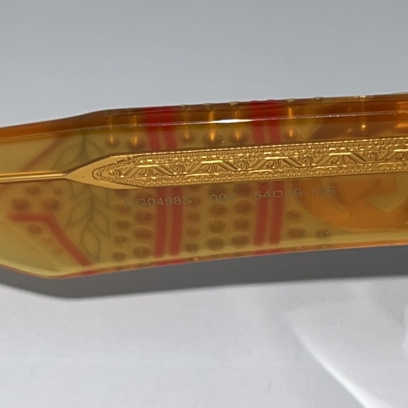 🤩Gucci Hollywood Forever Honey Green Floral Crystal Unisex Sunglasses 🤩 - Picture 7 of 10